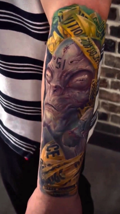 Kolorowy projekt science fiction